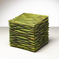 Heike Endemann, Ragged Cube green.jpeg